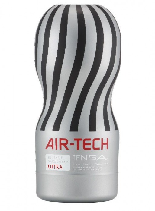 Серый мастурбатор Reusable Vacuum CUP ULTRA - Tenga - в Одинцово купить с доставкой