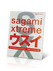 Ультратонкий презерватив Sagami Xtreme SUPERTHIN - 1 шт. - Sagami - купить с доставкой в Одинцово