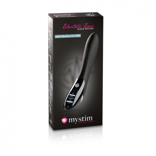 Черный вибратор с миостимуляцией Mystim Electric Eric Black Edition - 27 см. - MyStim - купить с доставкой в Одинцово