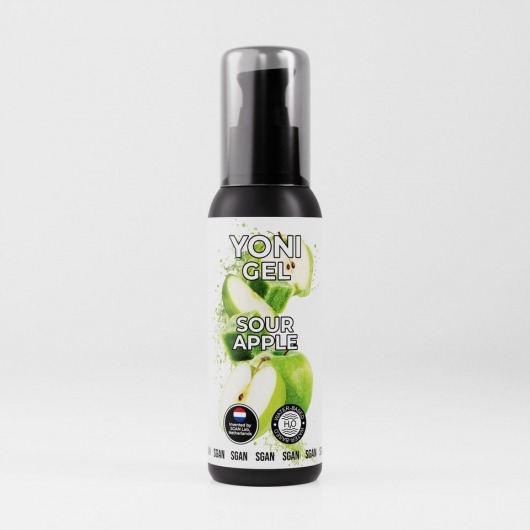 Лубрикант для орального секса SGAN со вкусом кислого яблока - 100 мл. - SGAN - купить с доставкой в Одинцово