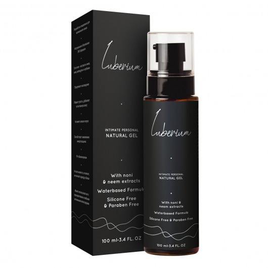 Интимный гель на водной основе с экстрактами нони и нима Luberium Natural Gel - 100 мл. - Luberium - купить с доставкой в Одинцово