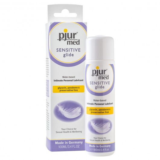 Лубрикант для чувствительной кожи pjur MED Sensitive glide - 100 мл. - Pjur - купить с доставкой в Одинцово