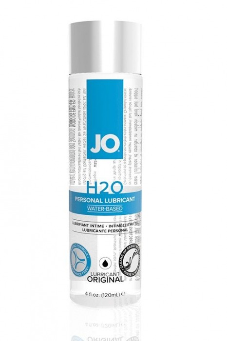 Нейтральный лубрикант на водной основе JO Personal Lubricant H2O - 120 мл. - System JO - купить с доставкой в Одинцово