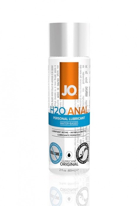 Анальный лубрикант на водной основе JO Anal H2O - 60 мл. - System JO - купить с доставкой в Одинцово
