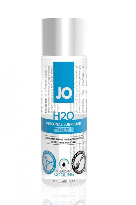 Охлаждающий лубрикант на водной основе JO Personal Lubricant H2O COOLING - 60 мл. - System JO - купить с доставкой в Одинцово