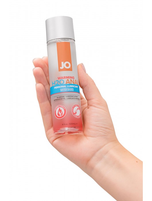 Анальный согревающий лубрикант на водной основе JO Anal H2O Warming - 120 мл. - System JO - купить с доставкой в Одинцово