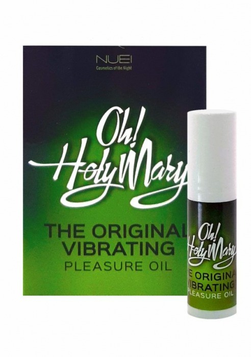 Масло унисекс с эффектом вибрации Oh! Holy Mary - 6 мл. - Nuei cosmetics - купить с доставкой в Одинцово