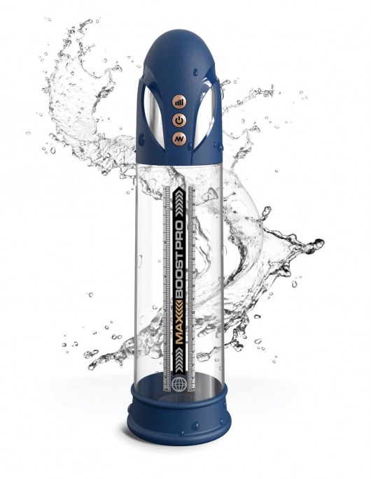 Синяя вакуумная автоматическая помпа Max Boost Pro Flow - Pipedream - в Одинцово купить с доставкой