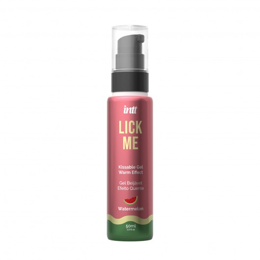 Гель Lick Me с согревающим эффектом и ароматом арбуза - 50 мл. - INTT - купить с доставкой в Одинцово