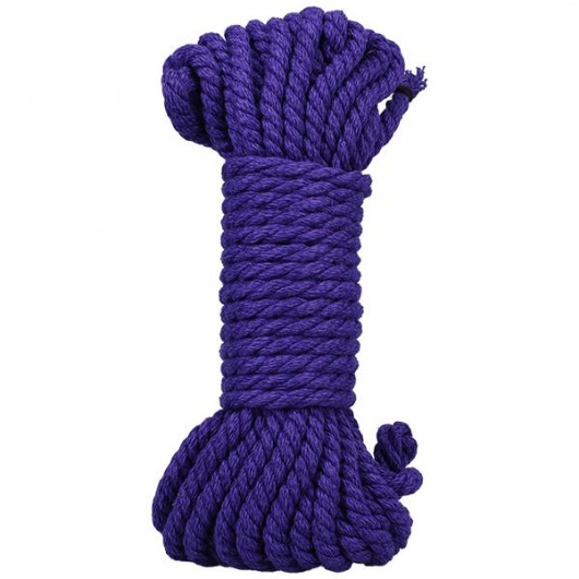 Фиолетовая верёвка для связывания и фиксации Bind Tie - 9,14 м. - Doc Johnson - купить с доставкой в Одинцово