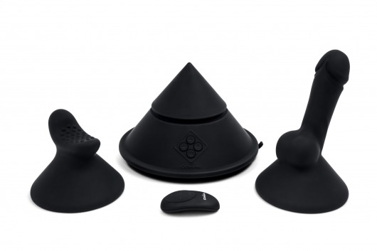 Конусный вибромассажер Cowgirl Cone с 2 насадками - CowGirl - купить с доставкой в Одинцово