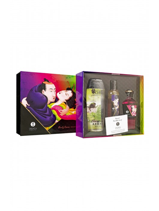 Подарочный набор Fruity Kisses из 3 предметов - Shunga - купить с доставкой в Одинцово