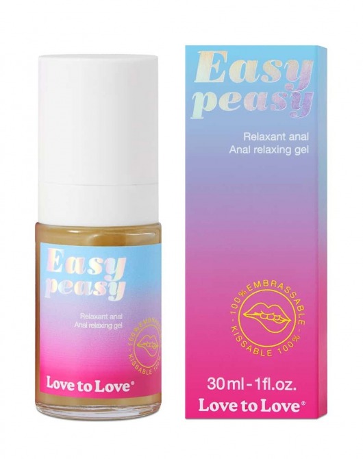 Анальный расслабляющий гель Easy Peasy - 30 мл. - Love to Love - купить с доставкой в Одинцово