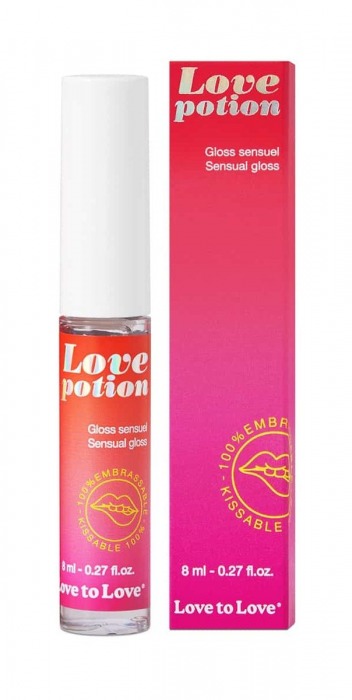 Возбуждающий блеск для губ Love Potion - 8 мл. - Love to Love - купить с доставкой в Одинцово