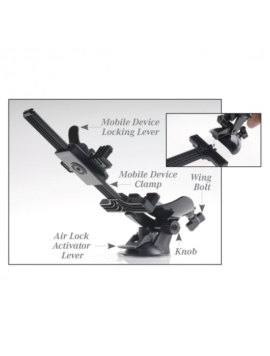 Перезаряжаемый мастурбатор-вагина с держателем для мобильных устройств Extreme Toyz Me - Pipedream - в Одинцово купить с доставкой