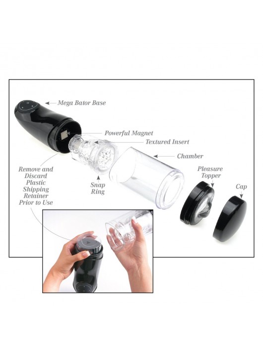 Перезаряжаемый мастурбатор-вагина с держателем для мобильных устройств Extreme Toyz Me - Pipedream - в Одинцово купить с доставкой