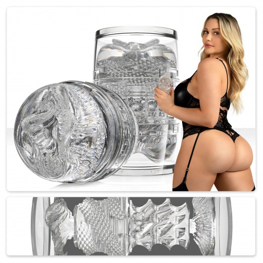 Прозрачный двусторонний мастурбатор Fleshlight Quickshot Mia Malkova - Fleshlight - в Одинцово купить с доставкой