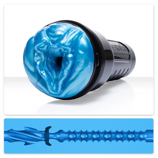 Мастурбатор-вагина Fleshlight Freaks Alien Blue Metallic - Fleshlight - в Одинцово купить с доставкой