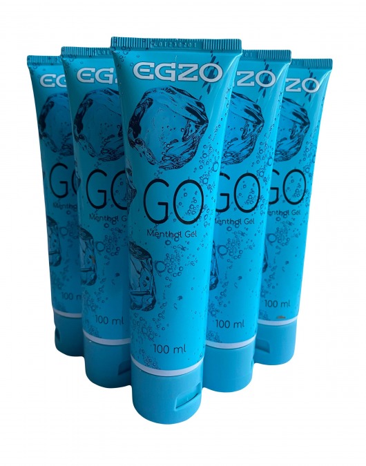 Набор из 5 пролонгирующих лубрикантов на водной основе Egzo Go (по 100 мл.) - EGZO - купить с доставкой в Одинцово