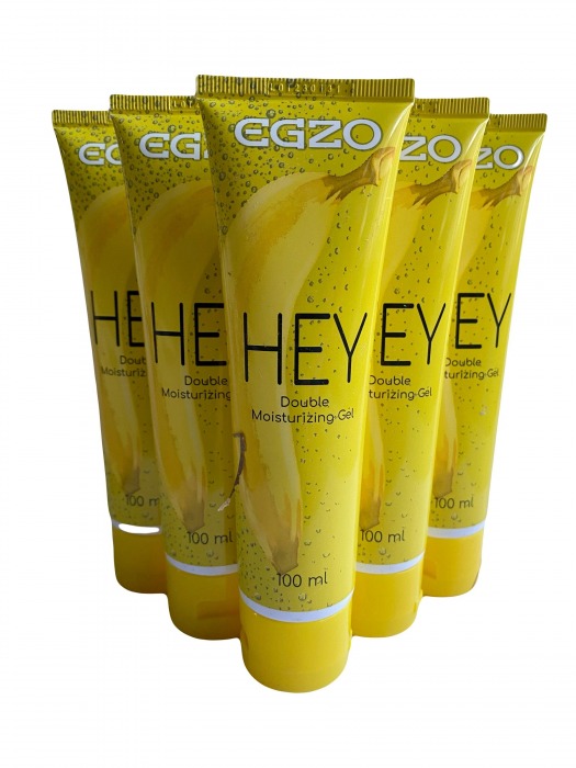 Набор из 5 анальных лубрикантов на водной основе Egzo Hey (по 100 мл.) - EGZO - купить с доставкой в Одинцово