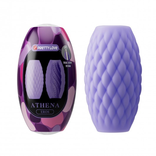 Сиреневый нереалистичный мастурбатор Athena - Baile - в Одинцово купить с доставкой