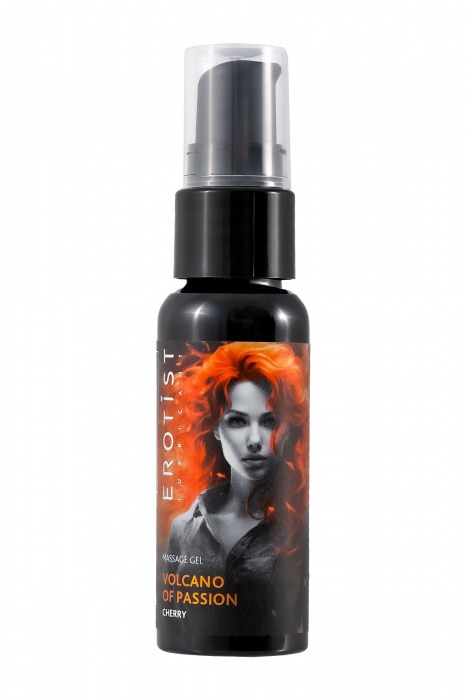 Гель с эффектом вибрации Volcano Of Passion со вкусом вишни - 25 мл. - Erotist Lubricants - купить с доставкой в Одинцово