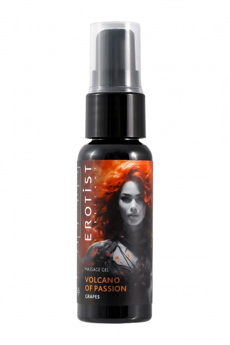 Гель с эффектом вибрации Volcano Of Passion со вкусом винограда - 25 мл. - Erotist Lubricants - купить с доставкой в Одинцово