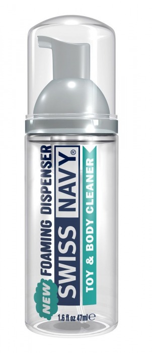 Очищающая пенка для игрушек и тела Toy   Body Cleaner Foamer - 47 мл. - Swiss navy - купить с доставкой в Одинцово