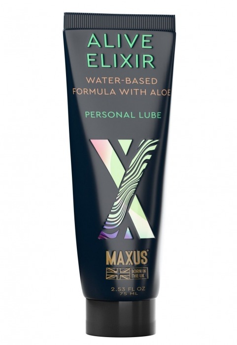 Интимный гель на водной основе MAXUS Alive Elixir - 75 мл. - Maxus - купить с доставкой в Одинцово