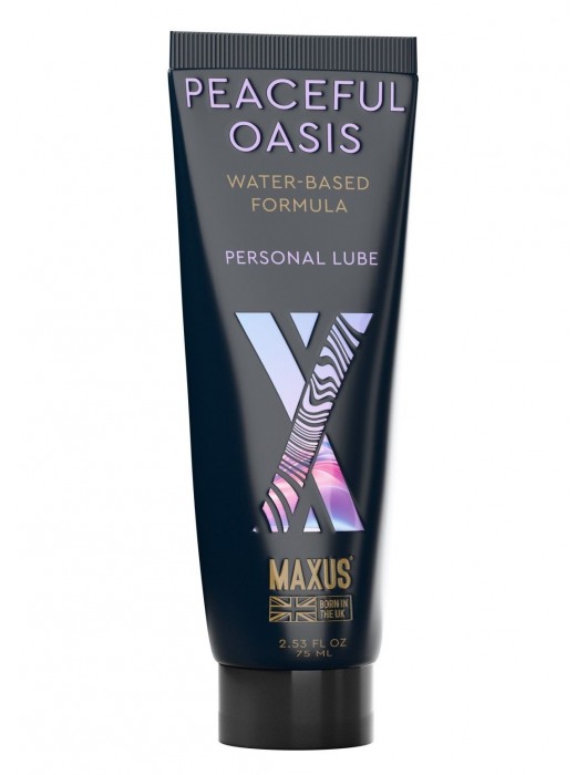 Интимный гель на водной основе MAXUS Peaceful Oasis - 75 мл. - Maxus - купить с доставкой в Одинцово