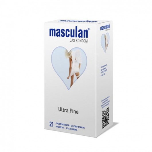 Особо тонкие презервативы Masculan Ultra Fine - 21 шт. - Masculan - купить с доставкой в Одинцово