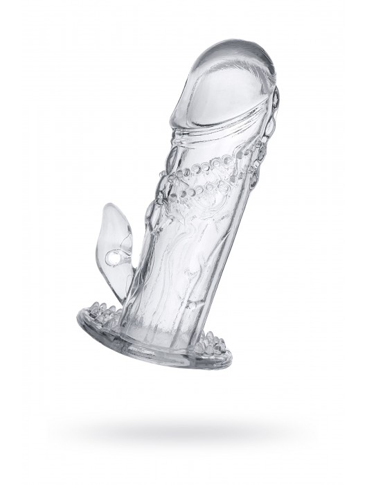 Прозрачная насадка на пенис Uco - 13 см. - A-toys - в Одинцово купить с доставкой