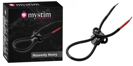 Эрекционное лассо для электростимуляции HEAVENLY HENRY - MyStim - купить с доставкой в Одинцово