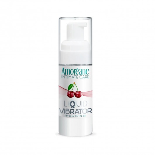 Жидкий вибратор со вкусом вишни Amoreane Cherry - 30 мл. - Amoreane - купить с доставкой в Одинцово