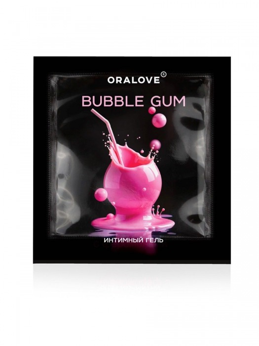 Саше съедобной оральной смазки OraLove с ароматом бабл-гам - 3 гр. - Биоритм - купить с доставкой в Одинцово