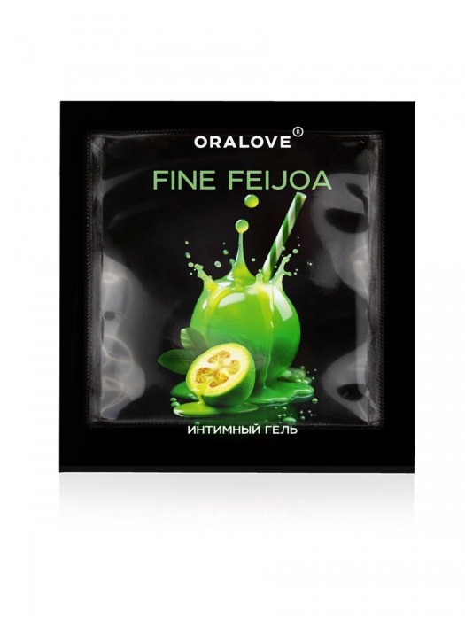 Саше съедобной оральной смазки OraLove с ароматом фейхоа - 3 гр. - Биоритм - купить с доставкой в Одинцово