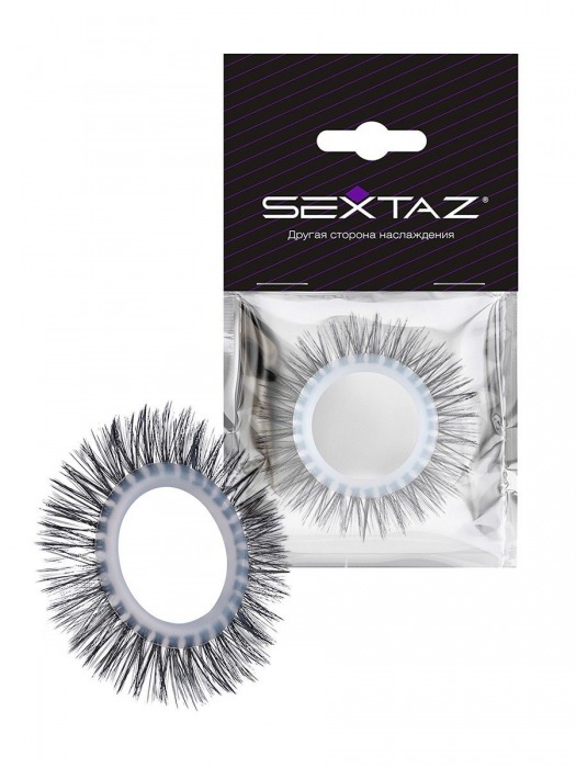 Круглое эрекционное кольцо с длинными «ресничками» - Sextaz - в Одинцово купить с доставкой