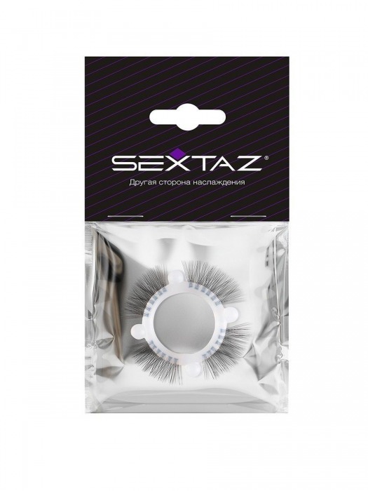 Эластичное кольцо с «ресничками» и 4 шариками - Sextaz - в Одинцово купить с доставкой