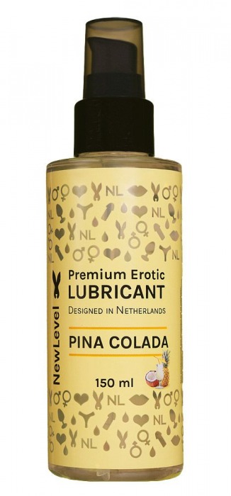 Ароматизированный лубрикант на водной основе NewLevel Pina Colada - 150 мл. - NewLevel - купить с доставкой в Одинцово