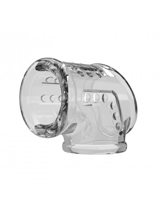 Прозрачная насадка на пенис и мошонку - Baile - в Одинцово купить с доставкой