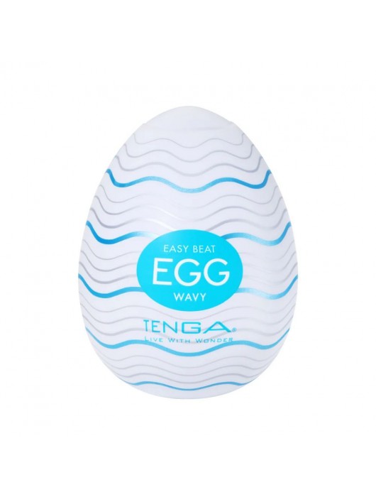 Мастурбатор-яйцо Tenga Egg Wavy - Tenga - в Одинцово купить с доставкой