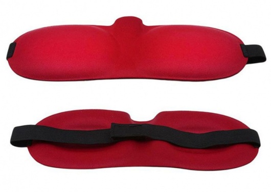 Красная глухая маска на резинке - Sitabella - купить с доставкой в Одинцово