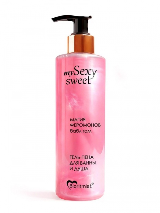 Гель-пена для ванны и душа Sexy Sweet с феромонами и ароматом бабл-гам - 200 мл. -  - Магазин феромонов в Одинцово