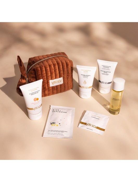 Набор YESforLOV La Trousse Enchantée в коричневой косметичке - YESforLOV - купить с доставкой в Одинцово