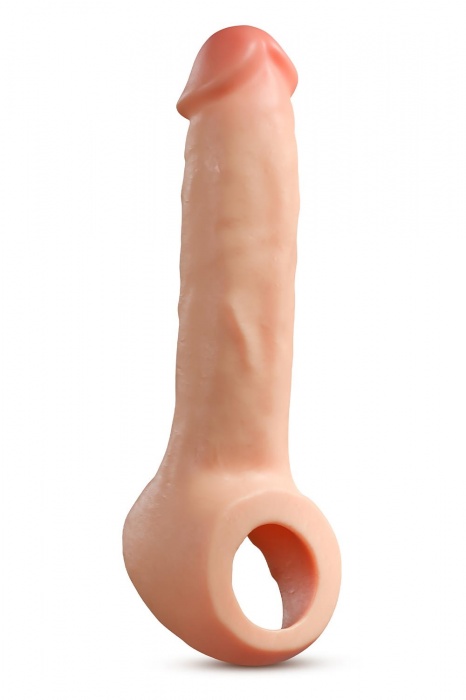 Телесная насадка-удлинитель Thrive 8.75 Inch Realistic Penis Extender Sleeve - 22,2 см. - Blush Novelties - в Одинцово купить с доставкой