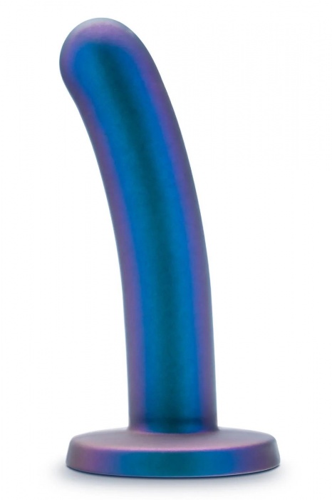 Синяя насадка с гладкой поверхностью Surrender 5.75 Inch Intermediate Pegging Dildo - 14,6 см. - Blush Novelties - купить с доставкой в Одинцово