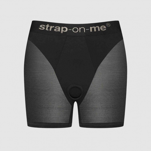 Трусики-шорты для фиксации насадок Strap-on-me Harness Lingerie Halo - size XL - Strap-on-me - купить с доставкой в Одинцово