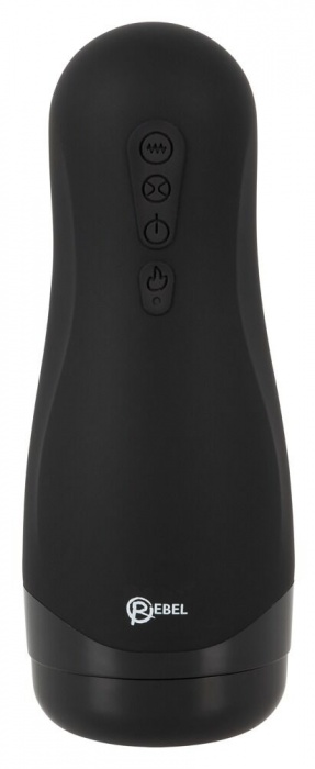 Черный вибромастурбатор с подогревом Masturbator with 3 Functions - Orion - в Одинцово купить с доставкой