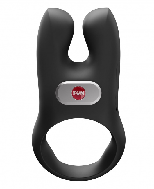 Черное эрекционное виброкольцо Nos - Fun Factory - в Одинцово купить с доставкой