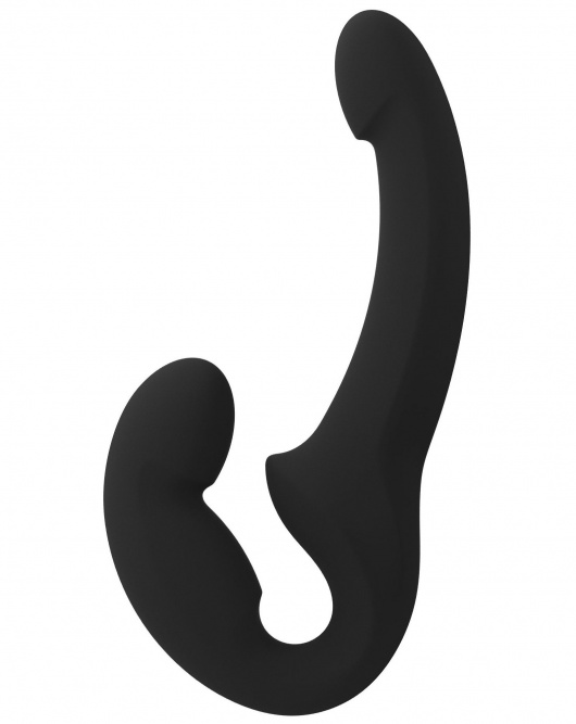 Черный безремневой страпон Share Lite - Fun Factory - купить с доставкой в Одинцово